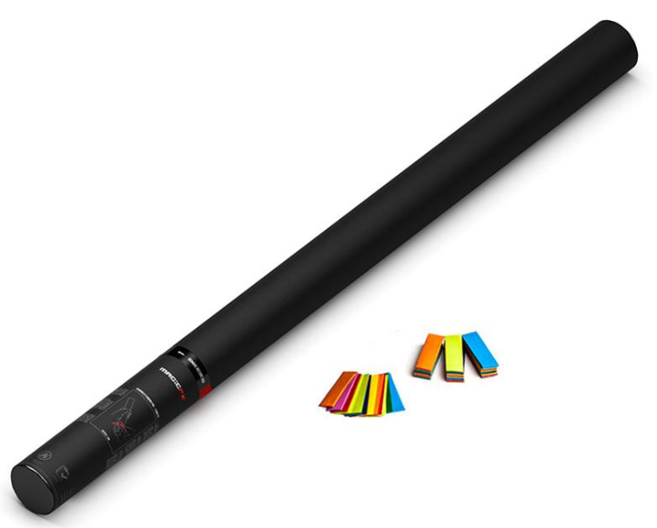 Handmatige Confetti Shooter Magic FX 80cm Papier Meerkleurig