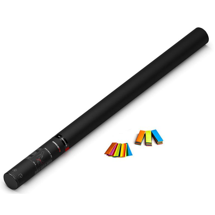 Handmatige Confetti Shooter Magic FX 80cm Papier Meerkleurig