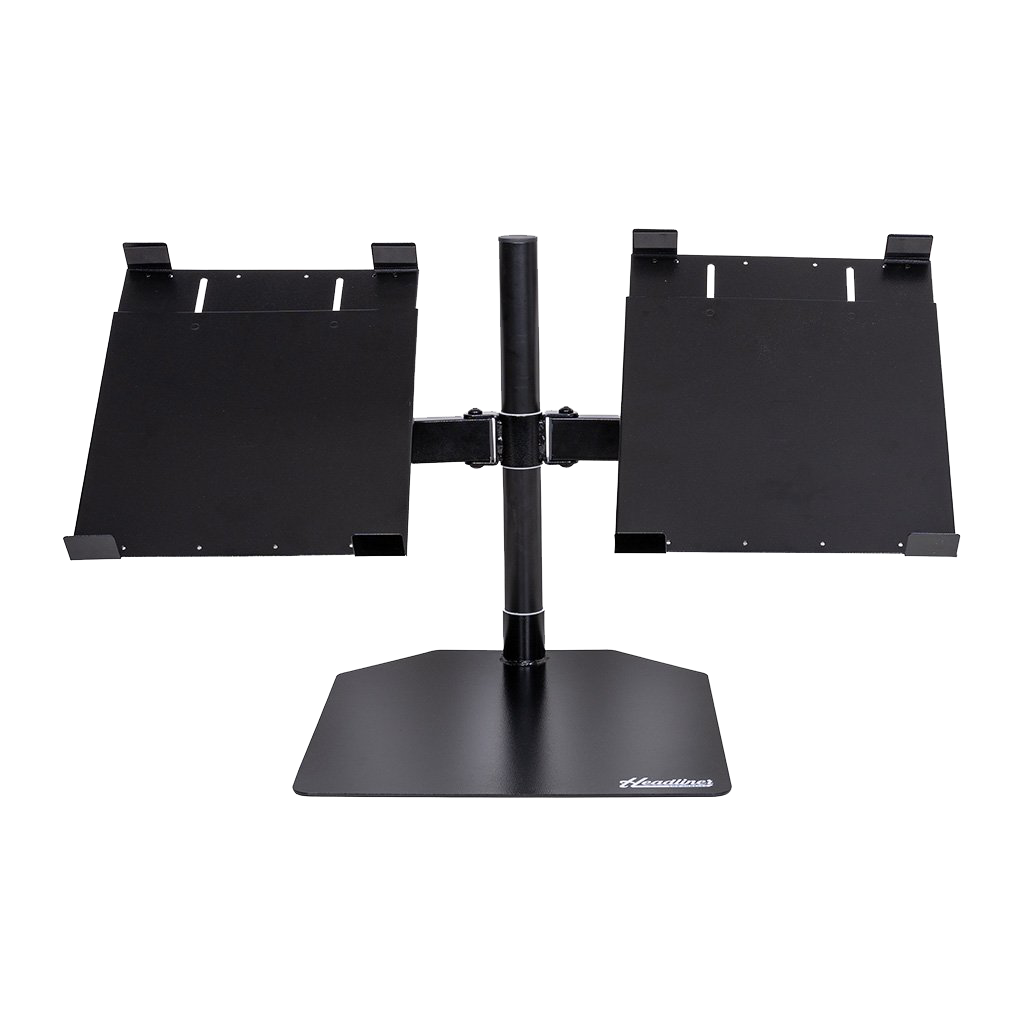 CDJ-STAND 2 AVALON HEADLINER Multimediaspeler- / CDJ-statief Met Twee Verstelbare Armen
