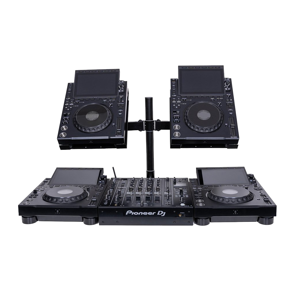 CDJ-STAND 2 AVALON HEADLINER Multimediaspeler- / CDJ-statief Met Twee Verstelbare Armen