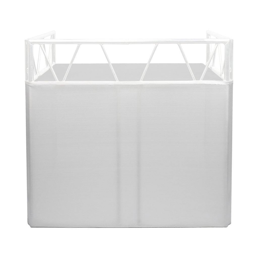 Indio White Scrim Headliner Stretchdoek voor Indio DJ-Booth (Wit)