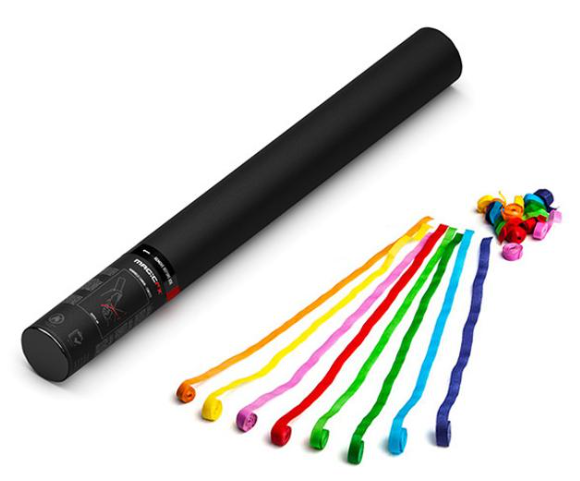 Handmatige Streamers Shooter Magic FX 50cm Papier Meerkleurig