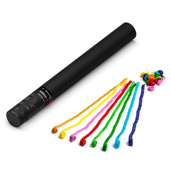 Handmatige Streamers Shooter Magic FX 50cm Papier Meerkleurig