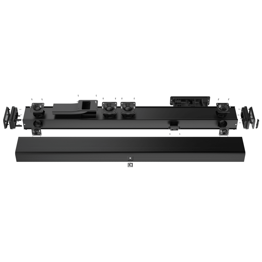 Imeo2/b Professionele 3-weg Soundbar Zwart Audac
