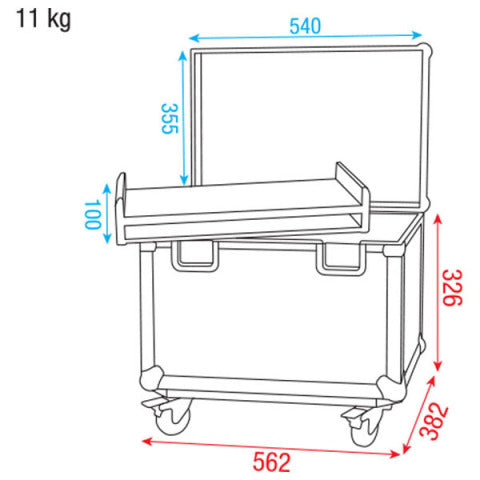 UCA-CA2 DAP AUDIO CONICAL ADAPTER CASE 2