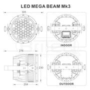 LED MEGA BEAM MK3 BRITEQ 