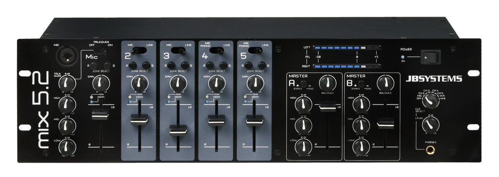 MIX 5.2 JB SYSTEMS ZONE MIXER