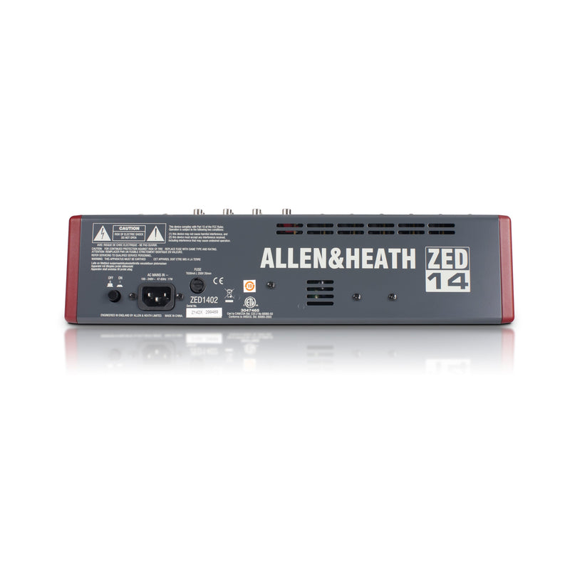 ZED14 ALLEN&amp;HEATH 14 kanaals analoge mengtafel