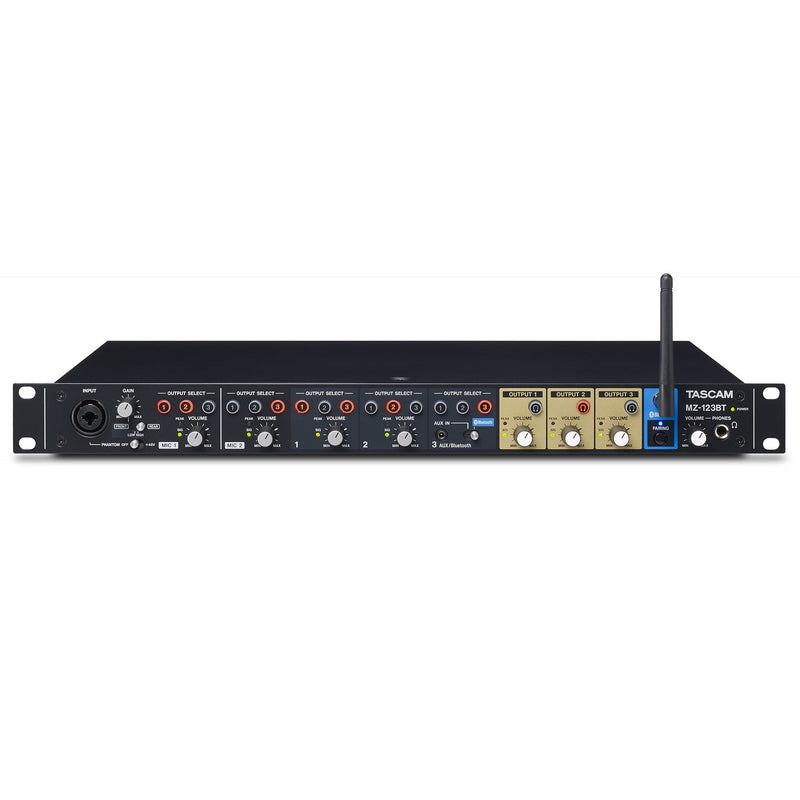 MZ-123BT TASCAM COMPACT MULTI-ZONE AUDIO MIXER + BLUETOOTH
