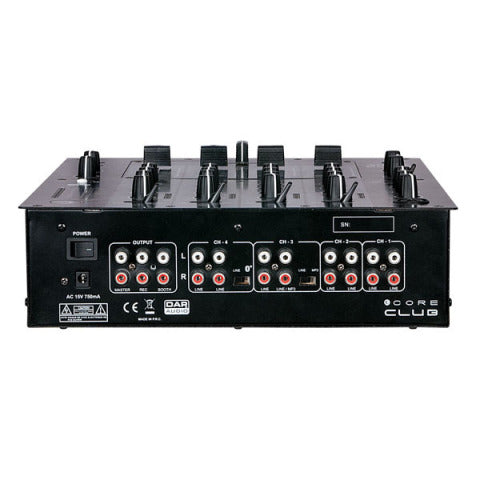 CORE CLUB DAP 4-kanaals DJ-mixer