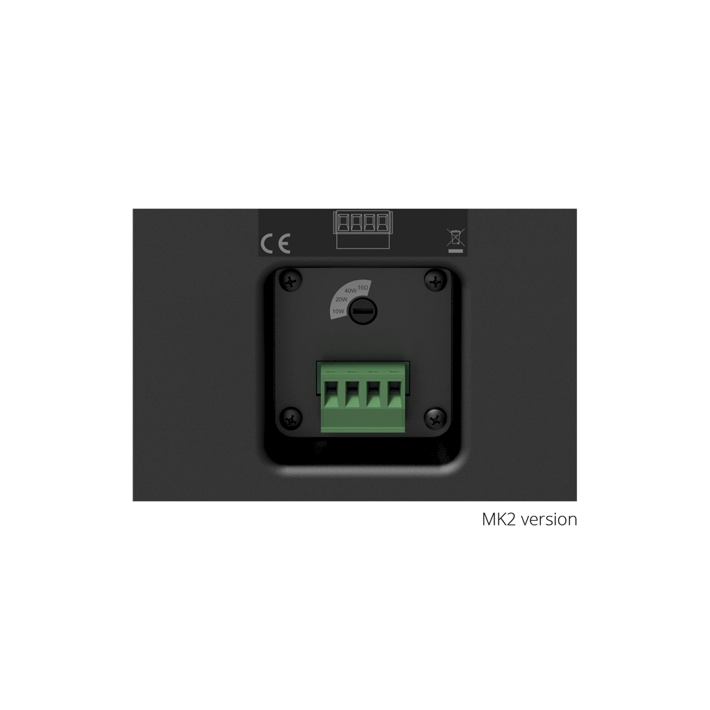 WX802MK2 Zwart Opbouwluidspreker Audac (Per Stuk)