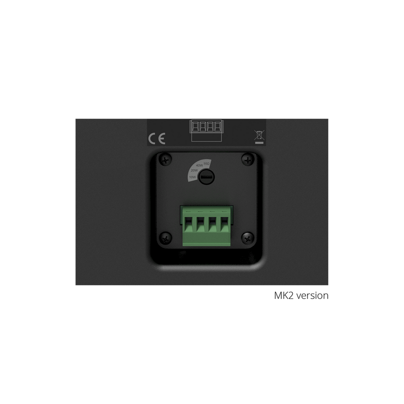 WX802MK2 Zwart Opbouwluidspreker Audac (Per Stuk)