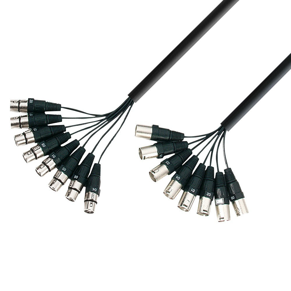 3-Star Adam Hall Multikabel 8x XLR M/V (3m)
