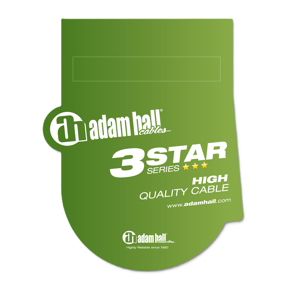 3-Star Adam Hall Luidsprekerkabel 2x2.5mm SpeakON 4p (10m)