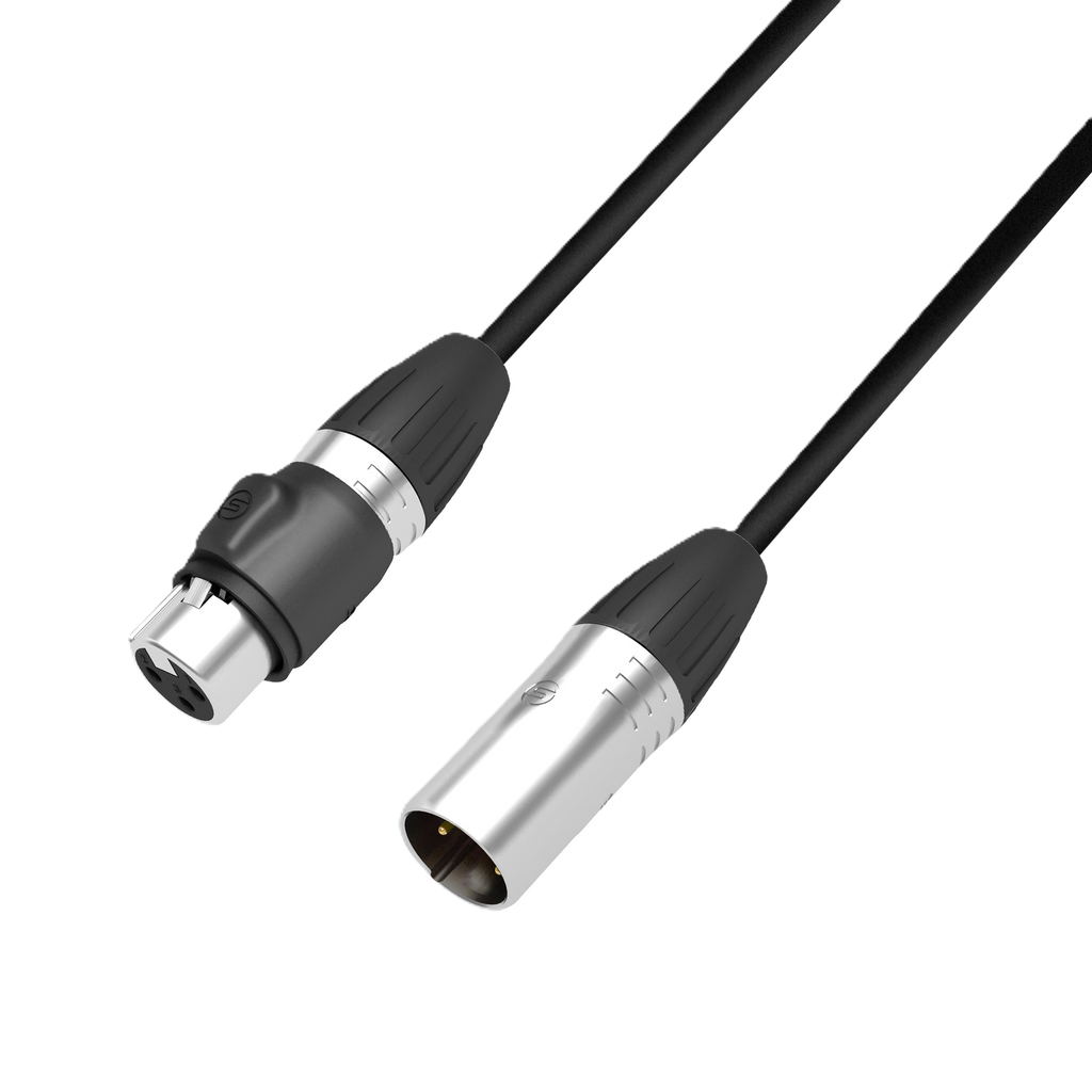 4-Star Adam Hall DMX-adapter XLR 3p F - XLR 5p M IP65 (0.2m)