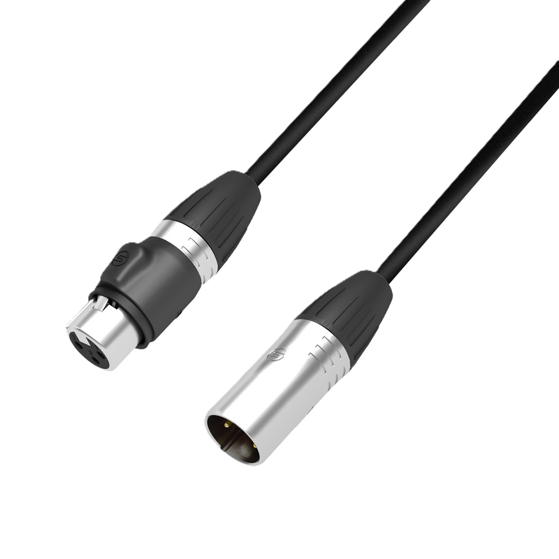 4-Star Adam Hall DMX-adapter XLR 3p F - XLR 5p M IP65 (0.2m)