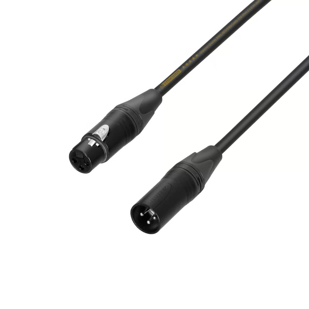 5-Star Adam Hall DMX-AES/EBU Kabel 1 Paar Neutrik XLR 3p (15m)