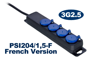 PSI204-F VERDEELDOOS 4 CONNECTOREN 1.5 M PROCAB