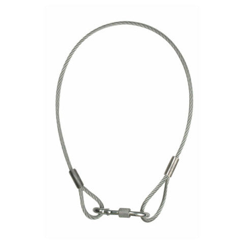 SAFETY CABLE 70CM 4MM VBG CERIFIED.
