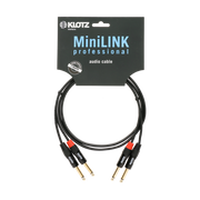 KT-JJ090 Klotz Dubbele Mono Jackkabel (0,9m)