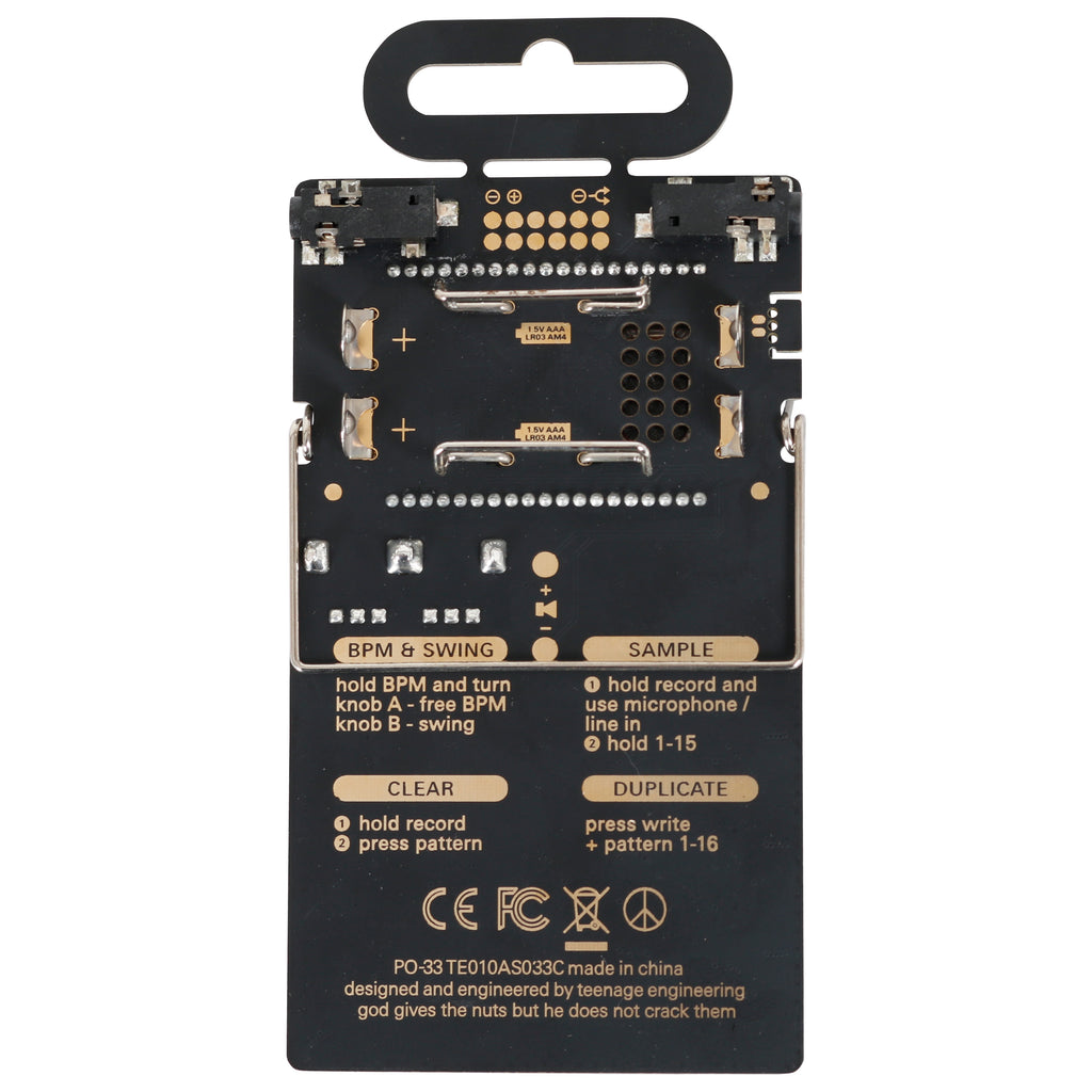 PO-33 K.O. TEENAGE ENGINEERING POCKET OPERATOR