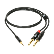 KY5-150 Klotz Insert Signaalkabel Mini-Jack naar Jack (1.5m)