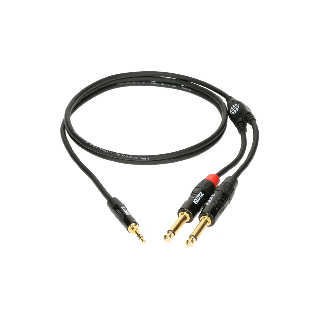 KY5-150 Klotz Insert Signaalkabel Mini-Jack naar Jack (1.5m)