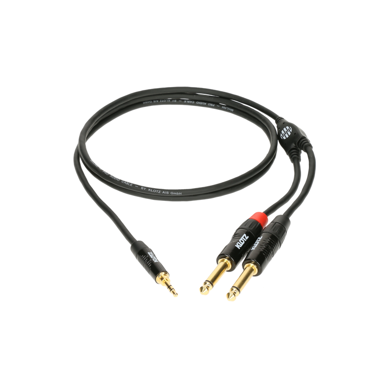 KY5-150 Klotz Insert Signaalkabel Mini-Jack naar Jack (1.5m)