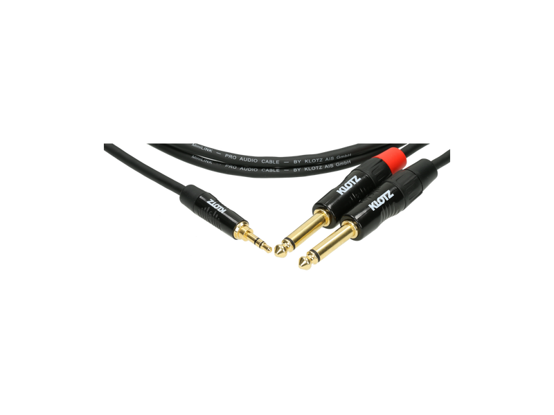 KY5-150 Klotz Insert Signaalkabel Mini-Jack naar Jack (1.5m)