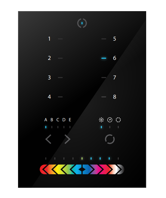 STICK KE2 SUNLITE TOUCH SENSITIVE DMX LED CONTROLLER BLACK