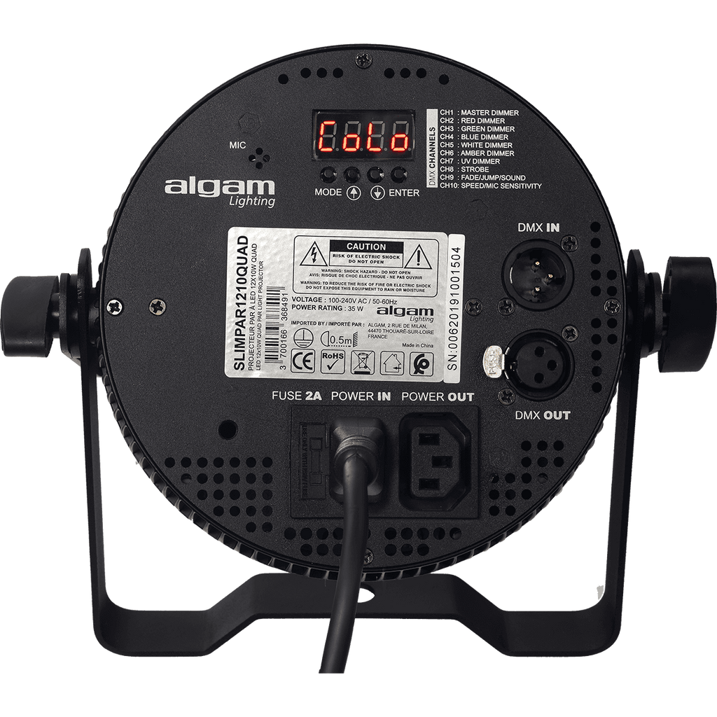 SLIMPAR-1210-QUAD Led Par ALGAM LIGHTING