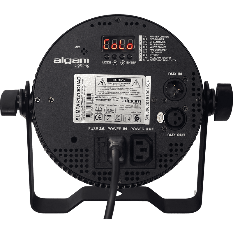 SLIMPAR-1210-QUAD Led Par ALGAM LIGHTING