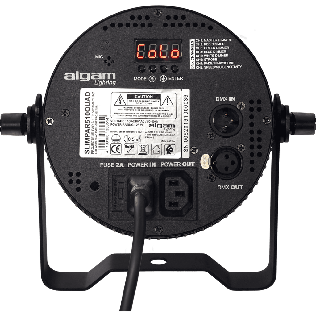 SLIMPAR-510-QUAD led Par ALGAM LIGHTING
