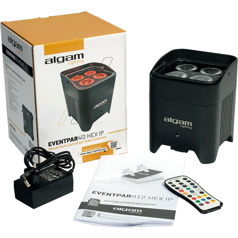 EVENTPAR 412 HEX-IP Algam Lighting Batterijgevoede Uplighter