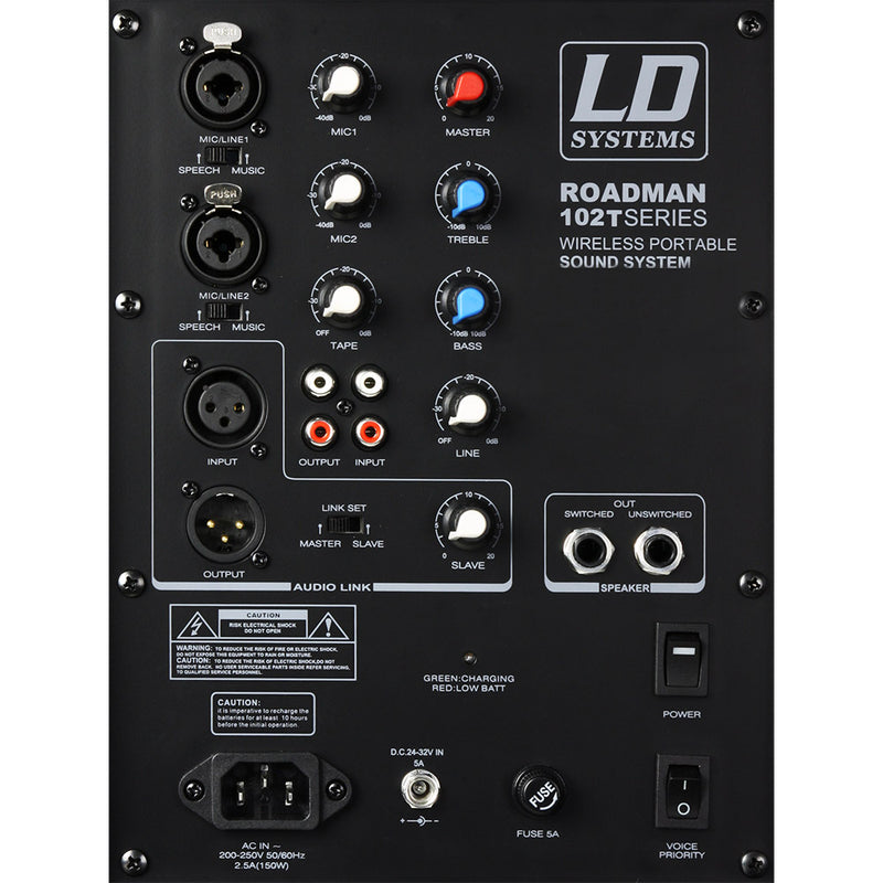 Roadman 102 LD Systems Mobile Battery Speaker with Wireless Microphone