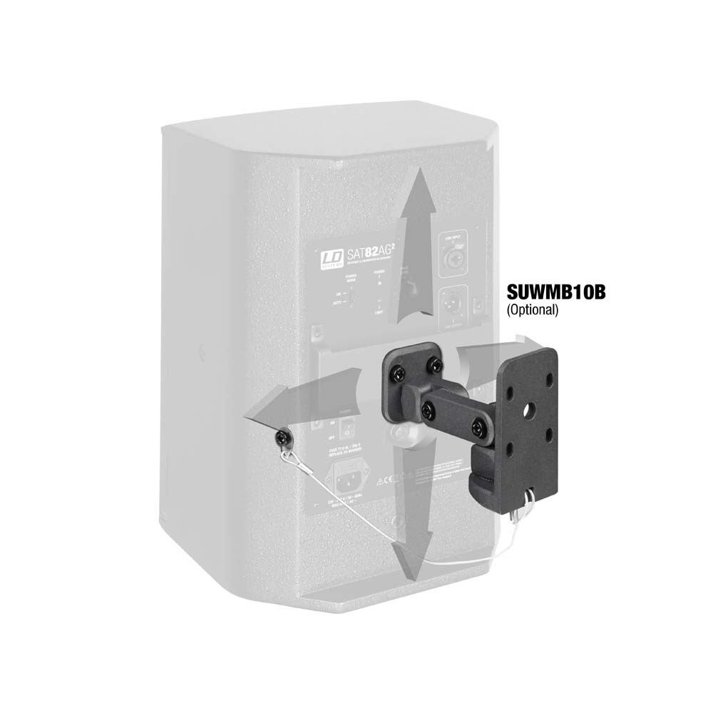 SAT 82 A G2 LD SYSTEMS 8" ACTIVE INSTALLATIE LUIDSPREKER