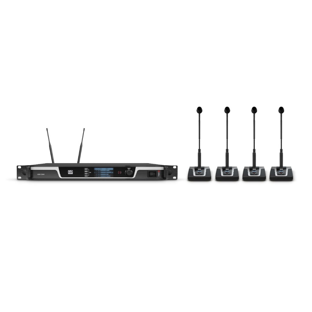 U505 CS 4 LD SYSTEMS 4-kanaals conferentie set