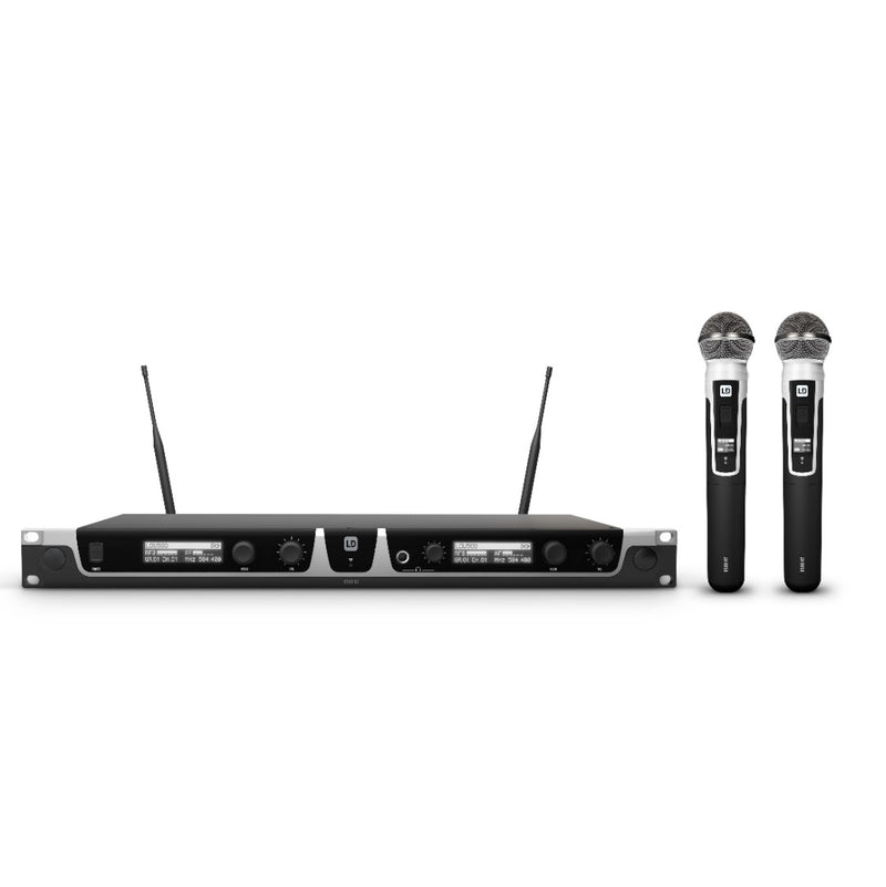 U508 HHD 2 LD Systems Draadloos Microfoonsysteem (823-832 + 863-865 MHz)