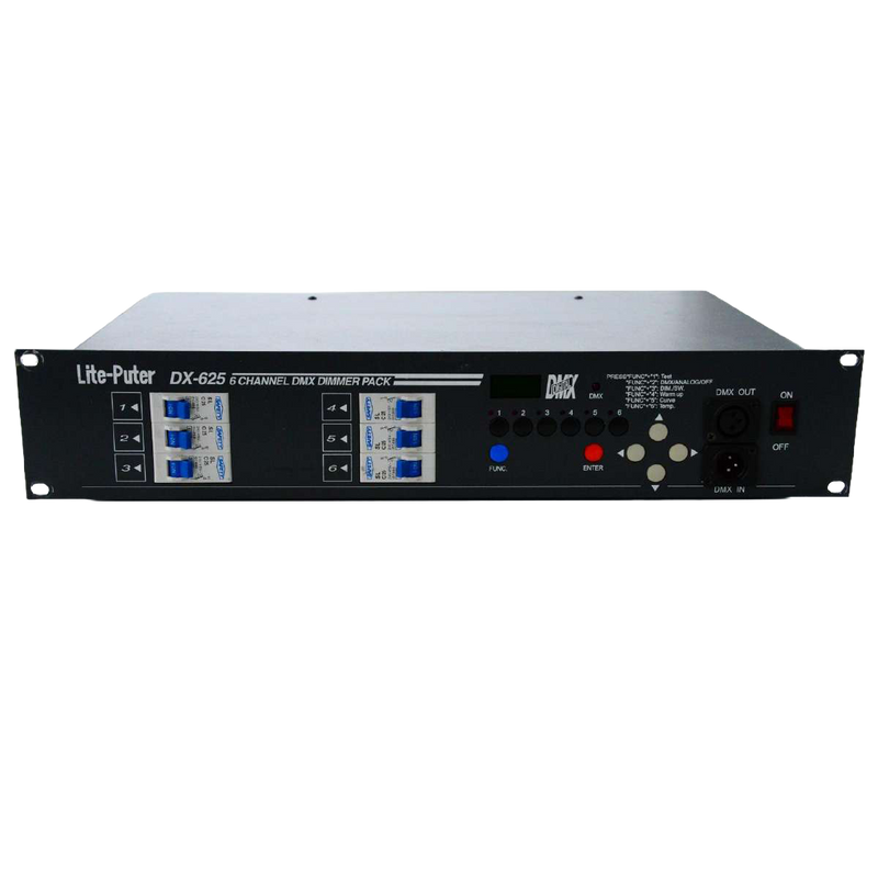 DX-625 LITE PUTER DMX DIMMER 6X12A (B-STOCK)