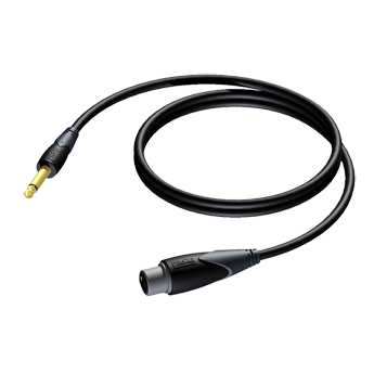 JACK XLR 6.3mm MANNELIJK - XLR VROUWELIJK 10m PROCAB EOL