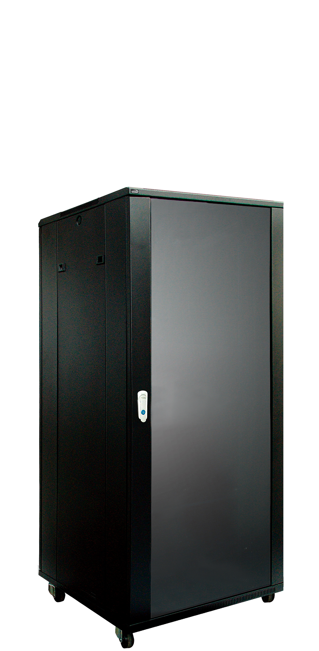 SPR627 CAYMON 19" METALEN RACK 27U 60CM MET GLAZEN DEUR