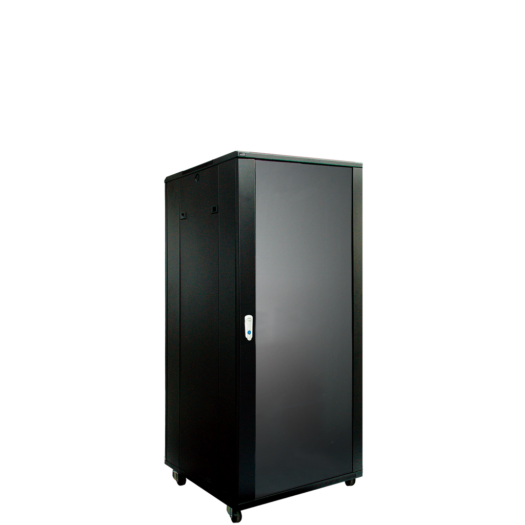 SPR627 CAYMON 19" METALEN RACK 27U 60CM MET GLAZEN DEUR