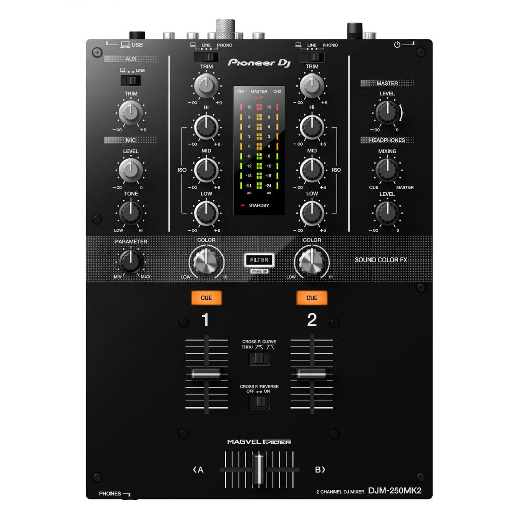 DJM-250MK2 PIONEER DJ 2-kanaals mixer
