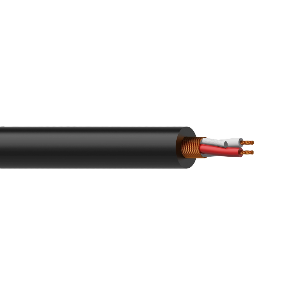 MC305/5 Procab Microfoonkabel 2x0.23mm² 500m (Zwart)