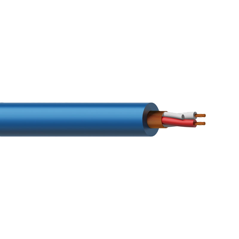 MICROFOONKABEL BLAUW 100 METER PROCAB