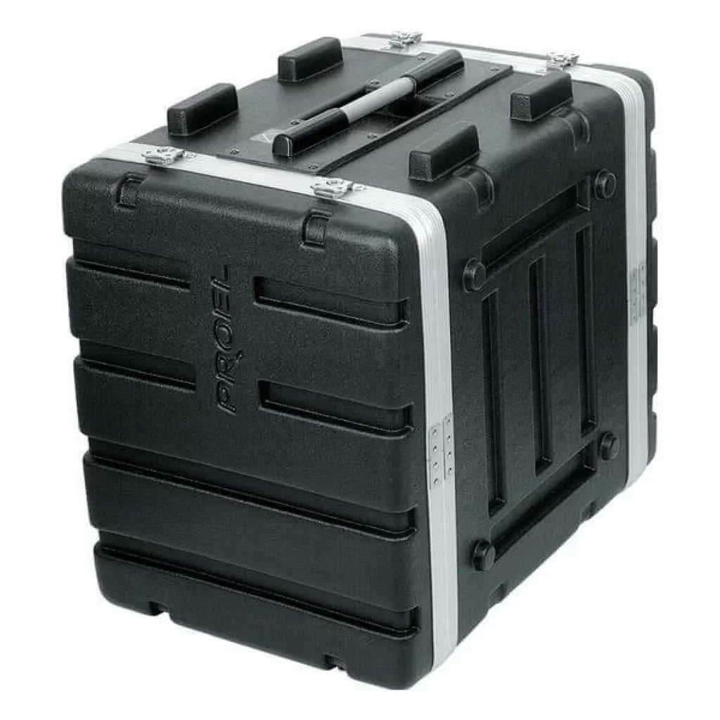 MFPRO6UW PROEL 19" RACK ABS CASE 6U WITH TROLLEY.