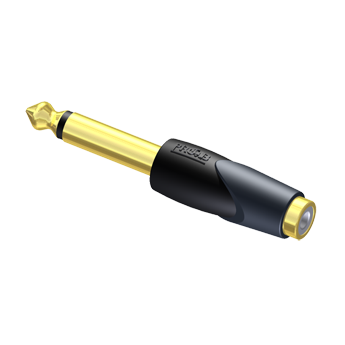 CLP104 ADAPTER CINCH VROUWELIJK NAAR MONO JACK MANNELIJK PROCAB