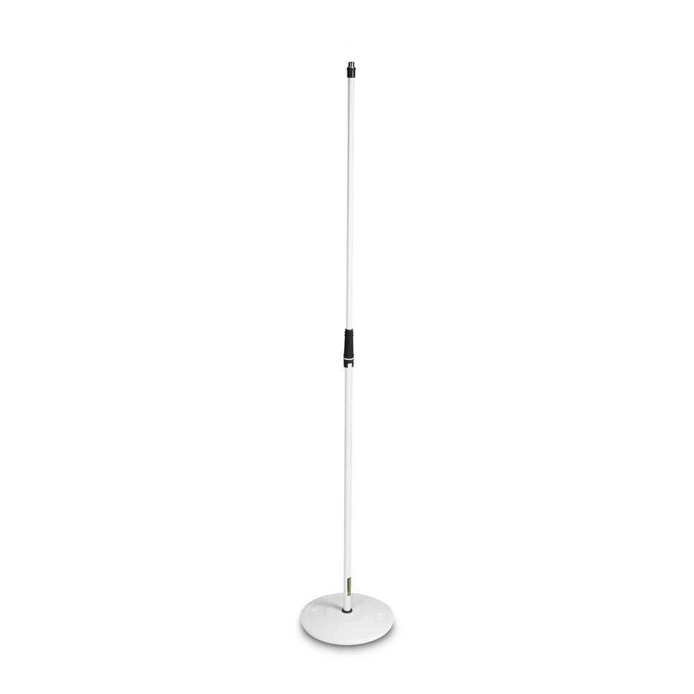 MS 23 W GRAVITY MICROPHONE STAND WITH ROUND BASE WHITE