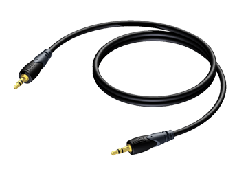SIGNAALKABEL MINI JACK 3.5mm --> MINI JACK 3.5mm 5m PROCAB
