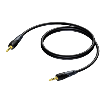 SIGNAALKABEL MINI JACK 3.5mm --> MINI JACK 3.5mm 5m PROCAB